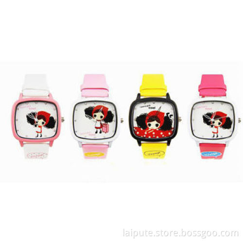 2013 Fashionable Trendy Square Colorful Gift Children's Watches with Unique Design